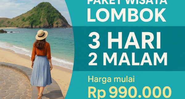 paket wisata lombok 3d2n